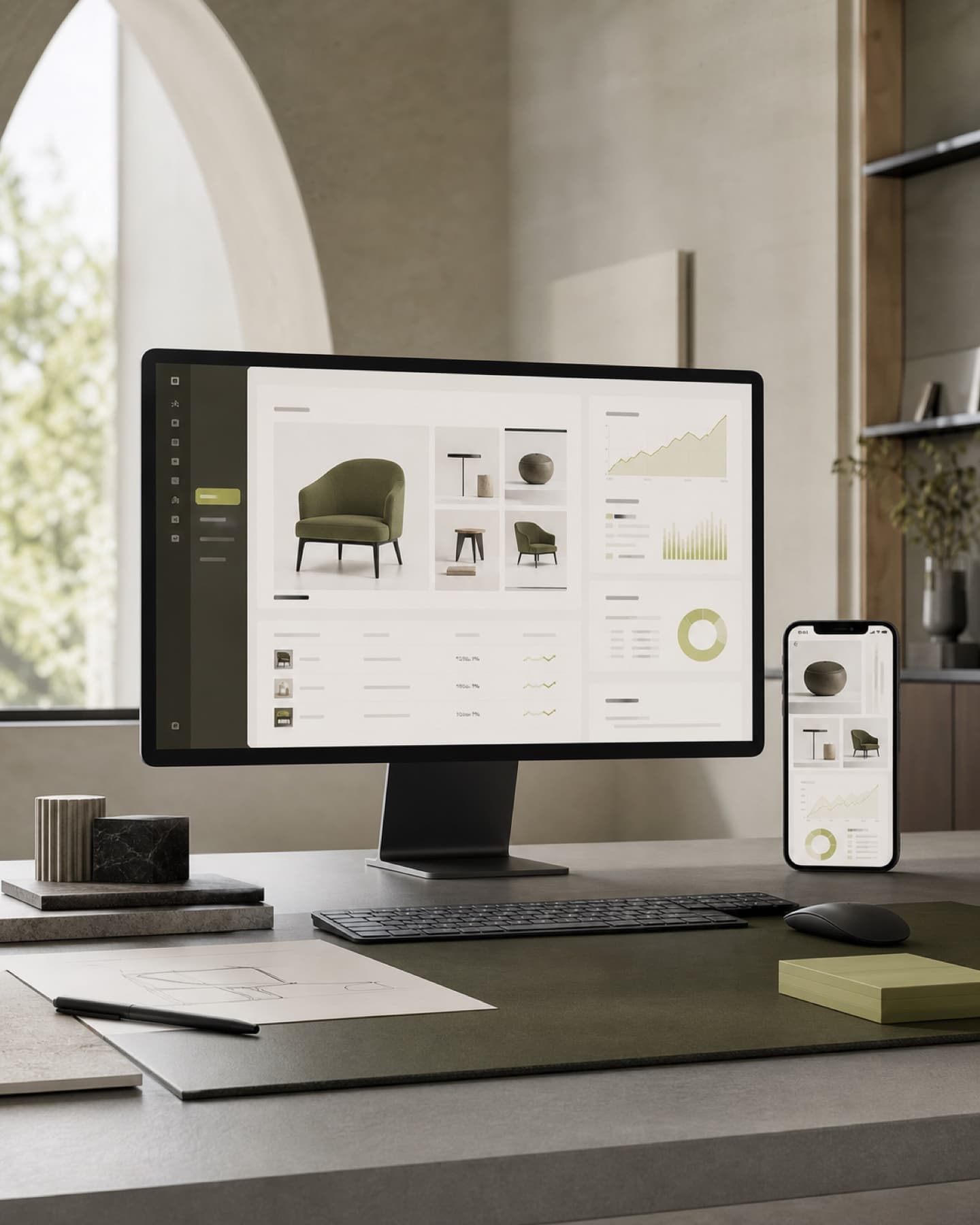Dijital Ticaret Sistemi — Konsept çalışma · Web Tasarım & Yazılım proje görseli